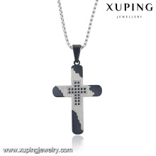 32722 Fashion Religion Series Cool Cross Colgante de cadena de joyería de acero inoxidable